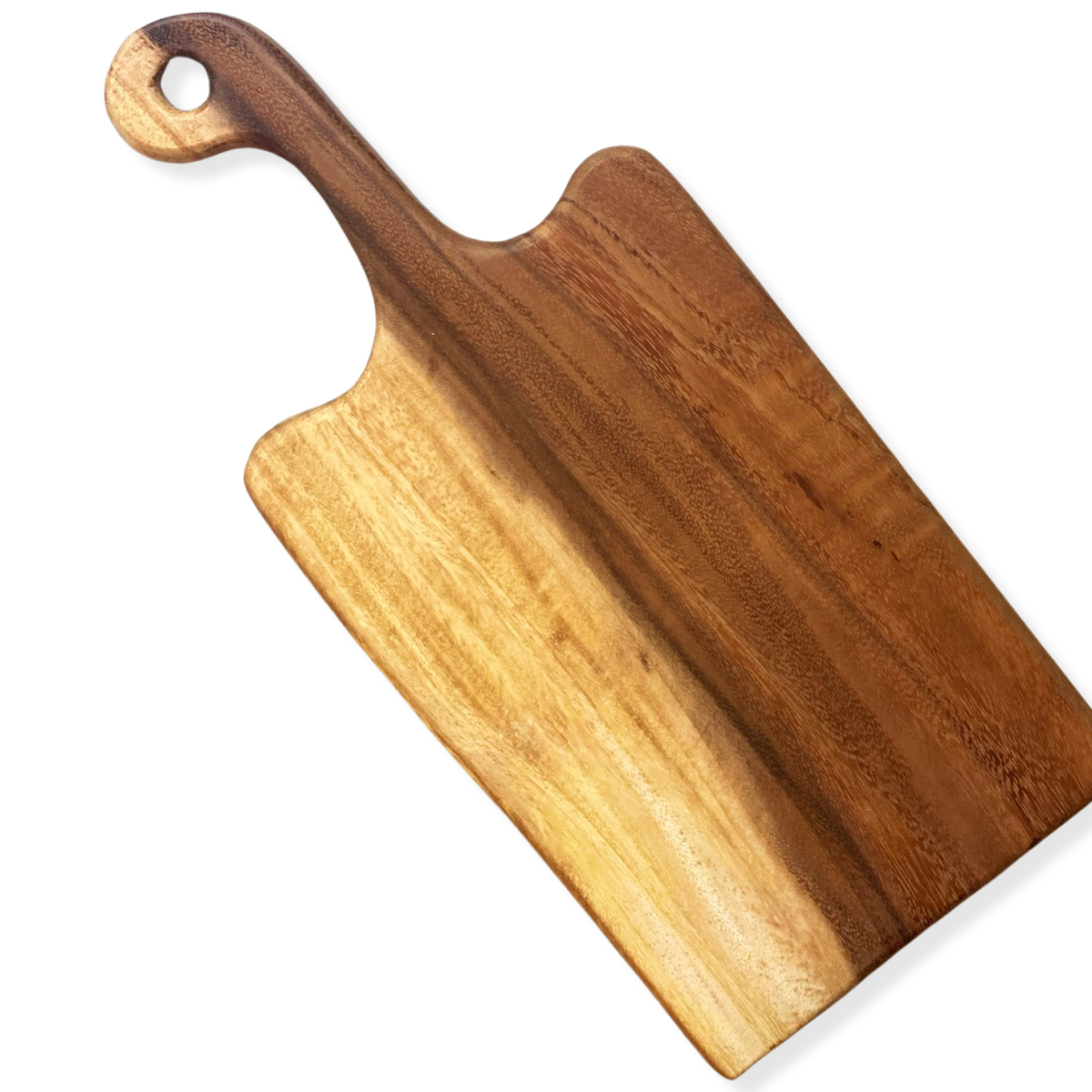 Tuckahoe Hardwoods Live Edge Wood Charcuterie Cutting Board with Handle,  Give Thanks Design, Sizes 18 x 10, 18 x 6, 15 x 7